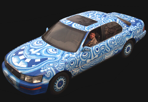 Andy Golub Painted lexus car Andy Golub Painted lexus car