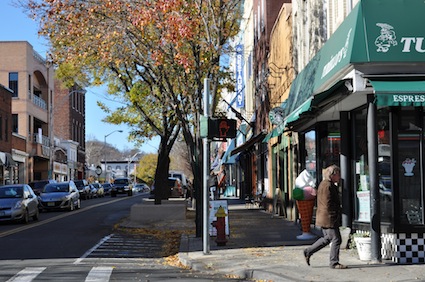 Main Street & Broadway in Nyack, Nov 2010