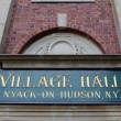Nyack Village Hall sign Nyack Village Hall sign