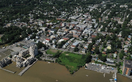 Photo: Nyack Aerial photo, post-Hurricane Irene. Credit: Brian Evans