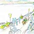 Tappan Park Rendition. ©2012 Milagros Lecuona Tappan Park Rendition. ©2012 Milagros Lecuona