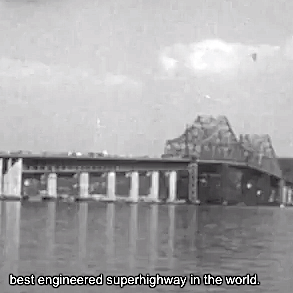 Newsreel footage of how the Tappan Zee Bridge looked on opening day in Dec 1955.