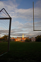 Nyack BOCES (old HIgh School) Goal Post. Â©2012 alison perry