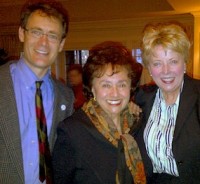 Congresswoman Nita Lowey, Orangetwon Supervisor Andy Stewart, Rockland County Legislator Nancy Low-Hogan