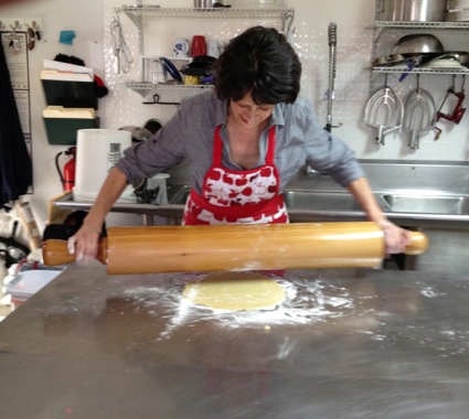 Pie Lady and Son Rolling Pin