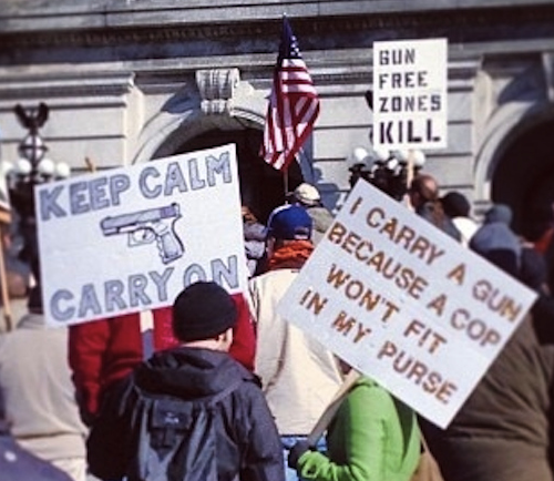Harrisburg PA 2nd Amendment Protests on 2013-01-19 from Instagram via Buzzfeed