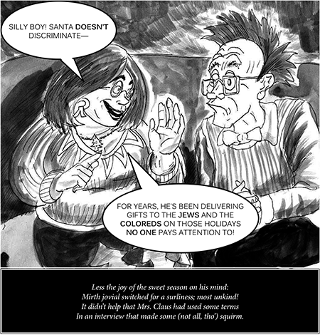 Cartoon by Dan White ©2014  dw_XmasStress_3of4