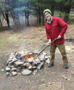 Tom Perry hiking